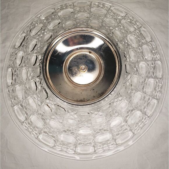 Edwardian crystal cake platter - Picture 5 of 9